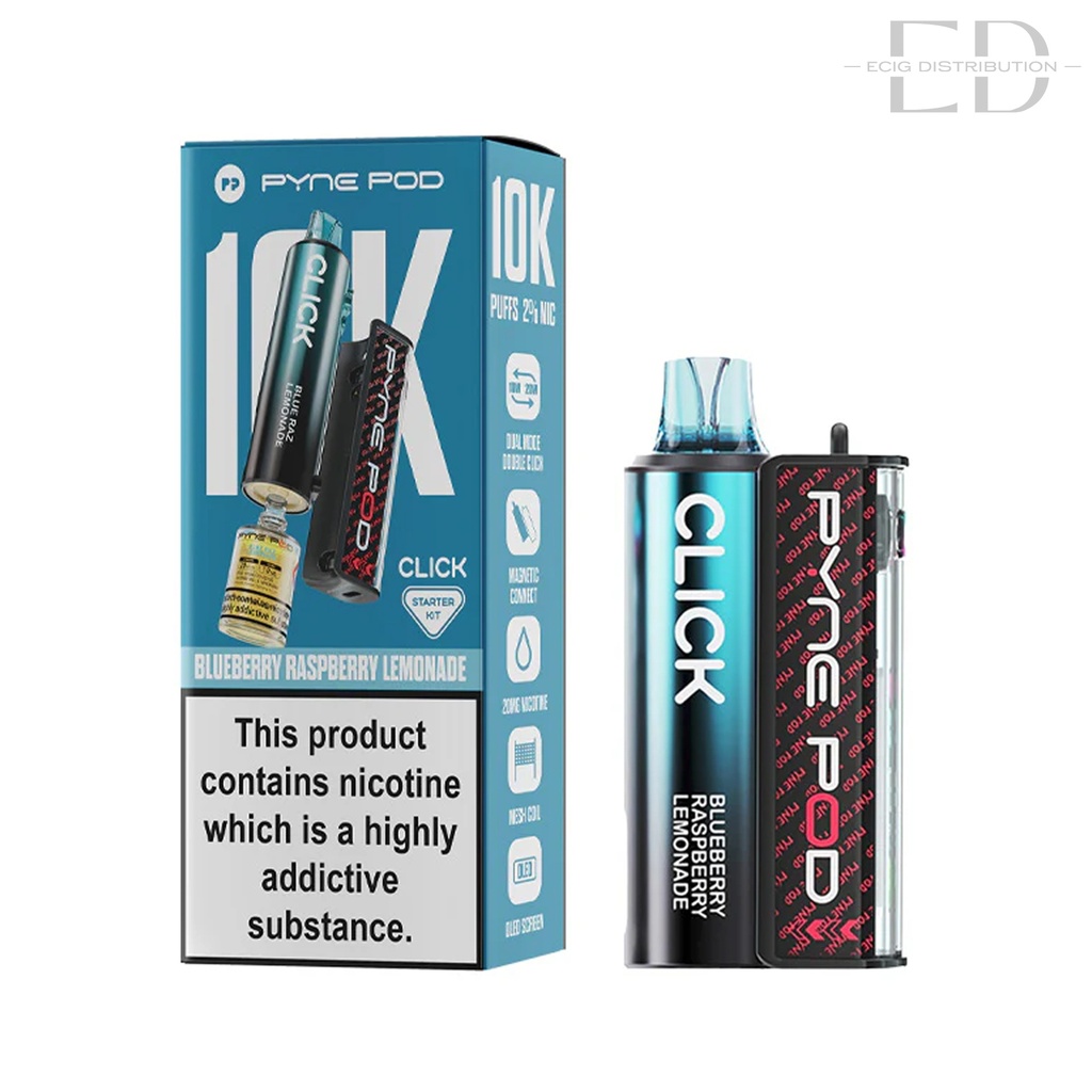 Pyne Pod Click 10K Starter Kit - Blueberry Raspberry Lemonade