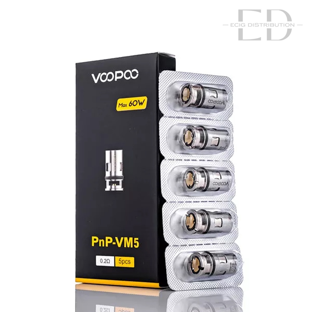 Voopoo PNP VM5 Coil 5Pcs/Pack - 0.2 Ohm 