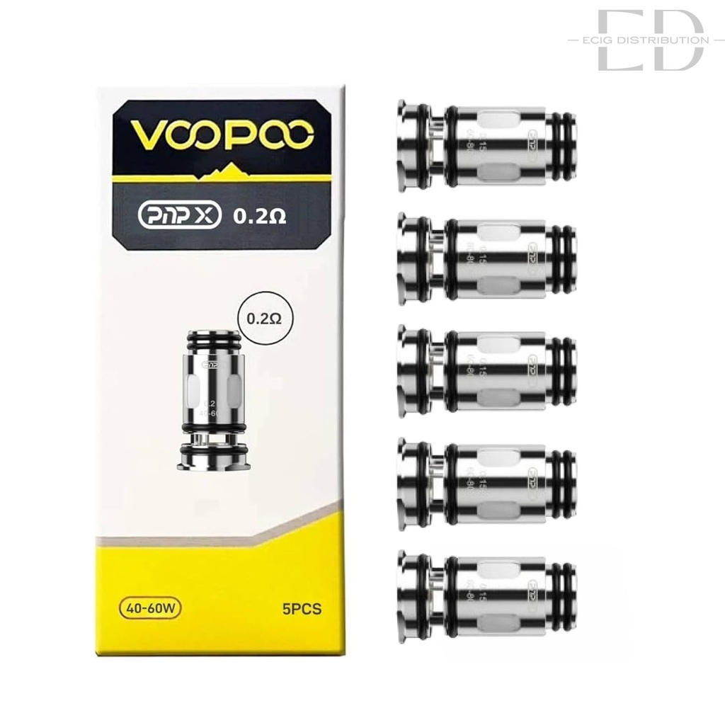 Voopoo PNP X Coil 5Pcs/Pack - 0.2 Ohm 