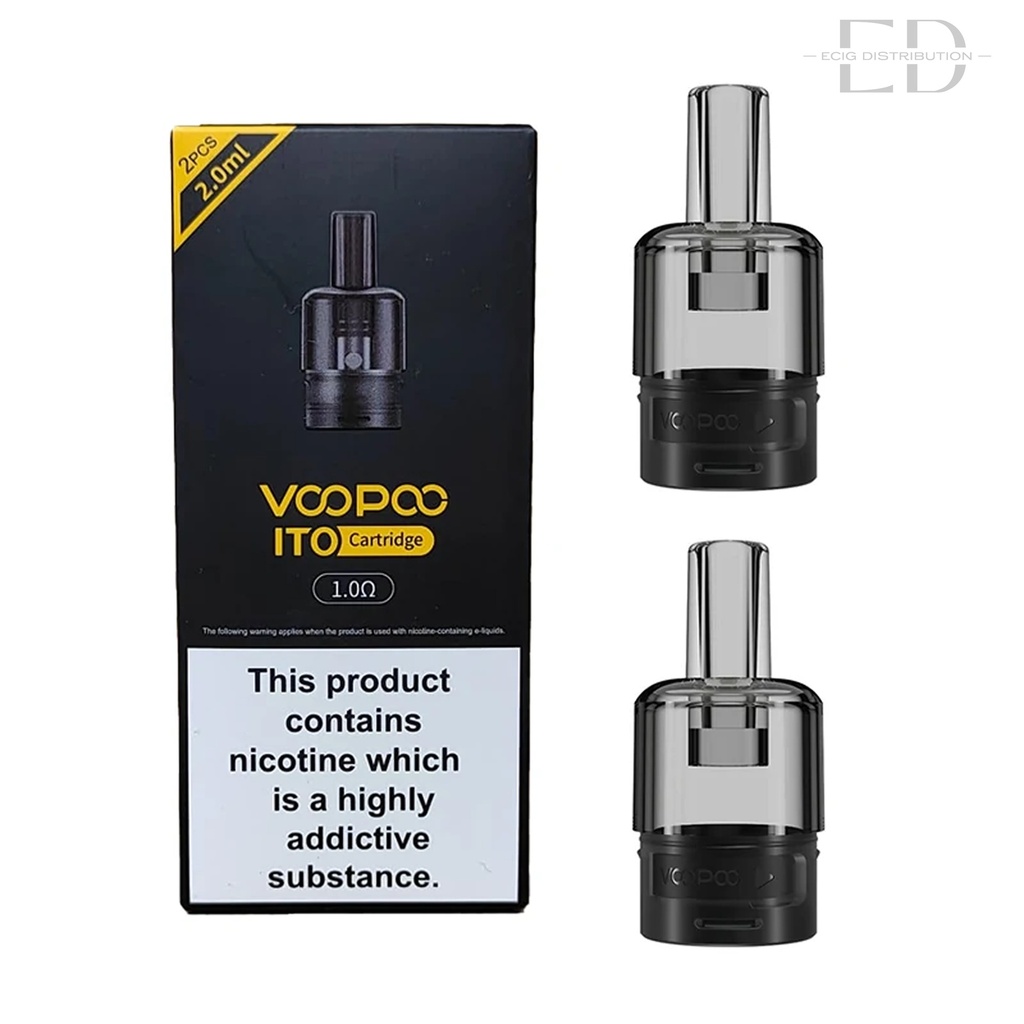 Voopoo ITO Refillable Pod 2Pcs/Pack - 1.2 Ohm 