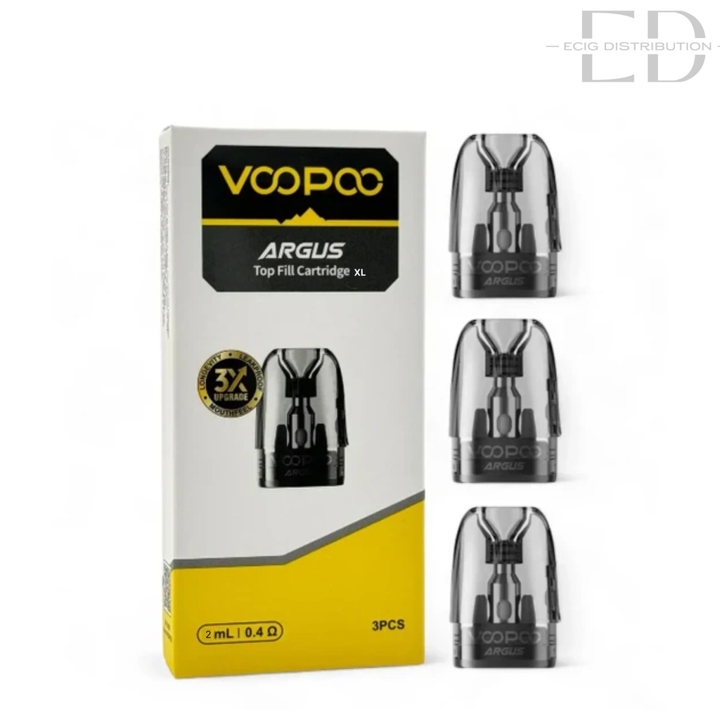 Voopoo Argus Top Fill Refillable Pod 3Pcs/Pack - 0.4 Ohm XL