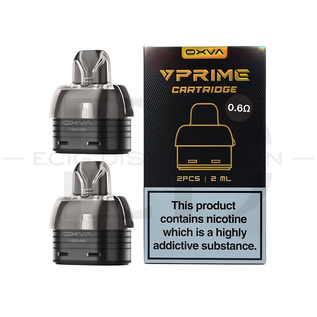 Oxva V Prime Refillable Pod 2Pcs/Pack - 0.6 Ohm  