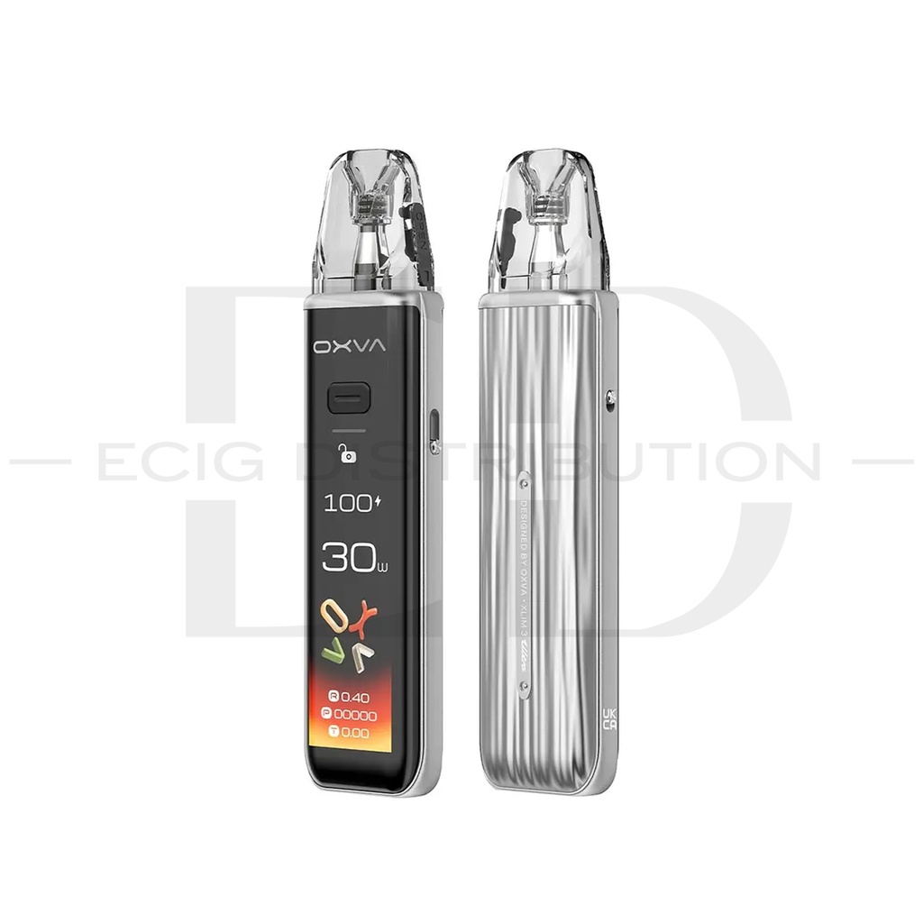 Oxva Xlim 3 Ultra Pod Kit - Metal Silver 