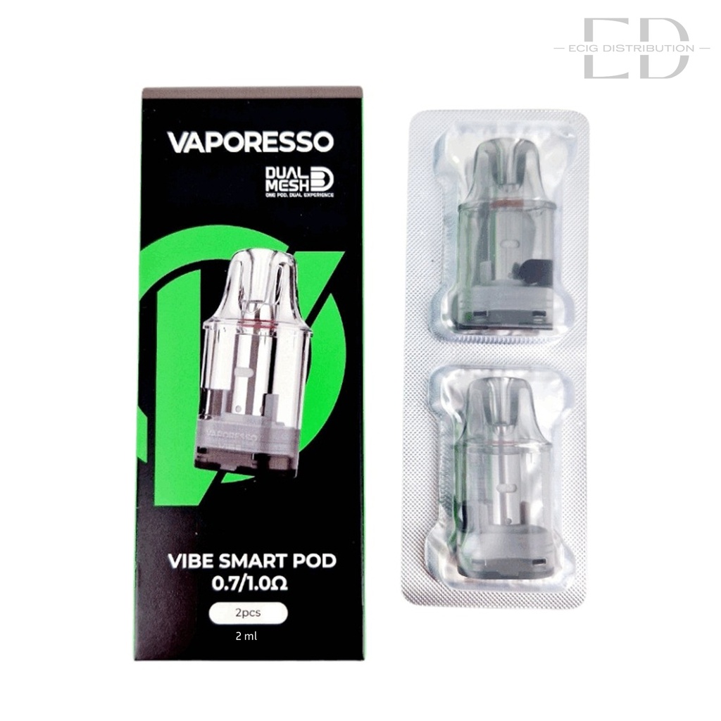 Vaporesso Vibe Dual Mesh Smart Refillable Pod 2Pcs/Pack - 0.7/1.0 Ohm 