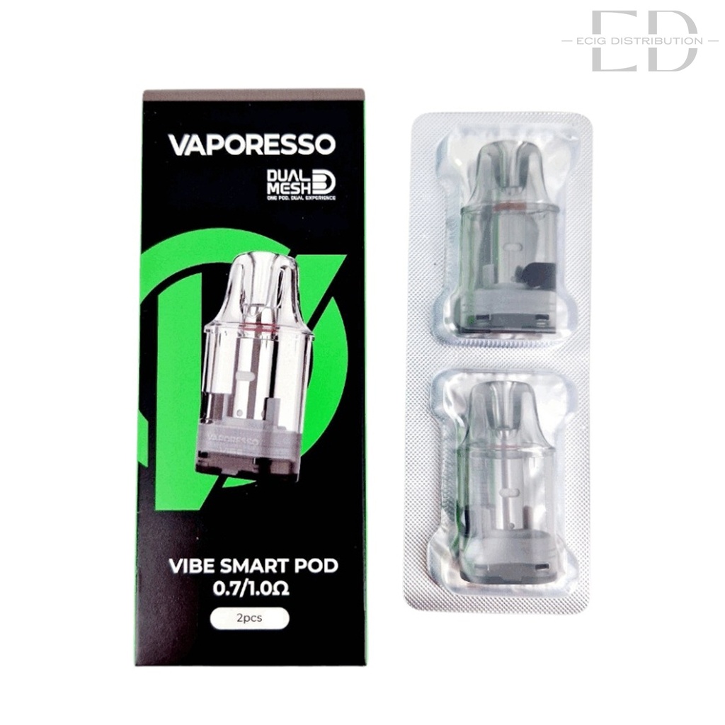 Vaporesso Vibe Dual Mesh Smart Refillable Pod 2Pcs/Pack - 0.7/1.0 Ohm XL 