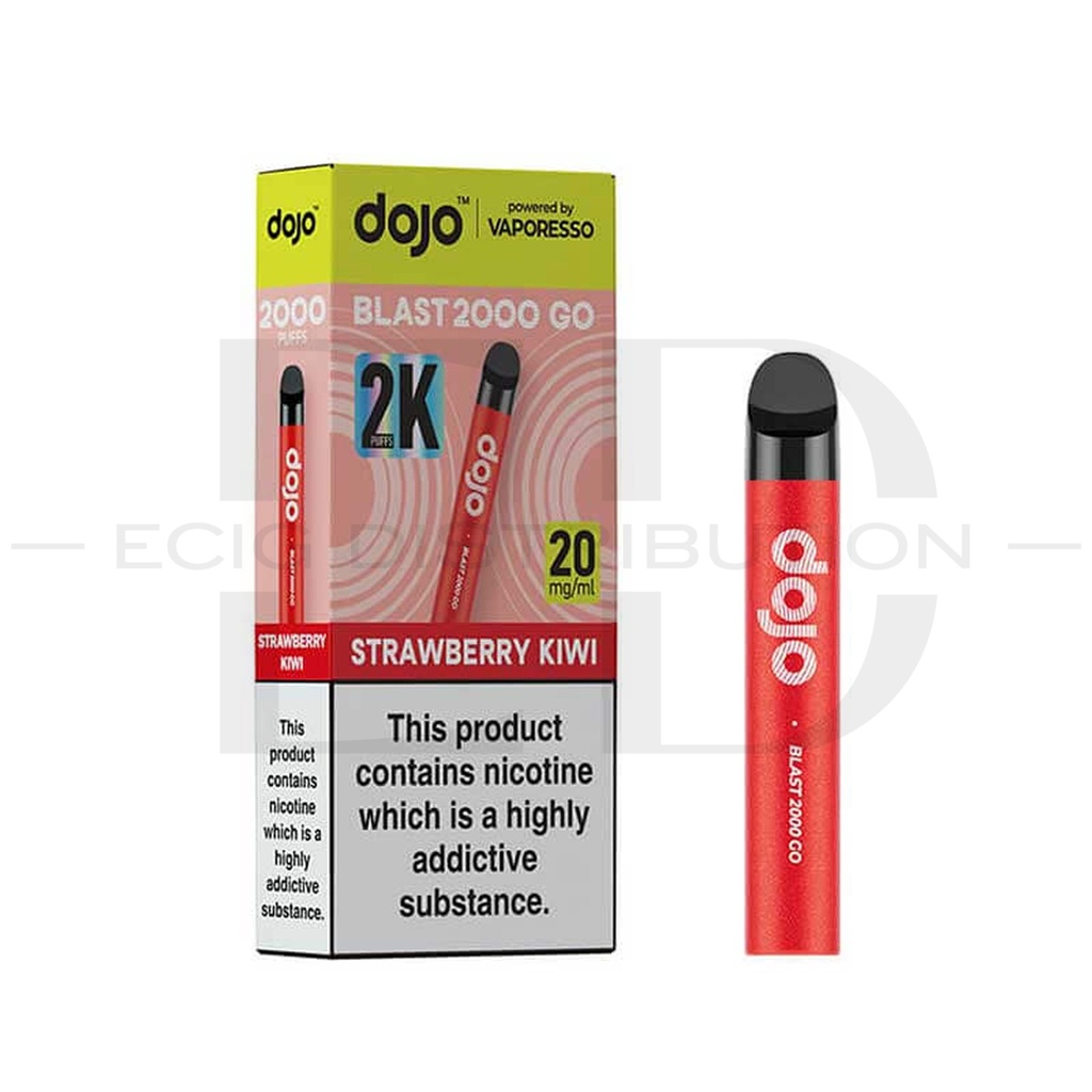 Vaporesso Dojo Blast 2000 Go Pod Kit - Strawberry Kiwi 20MG