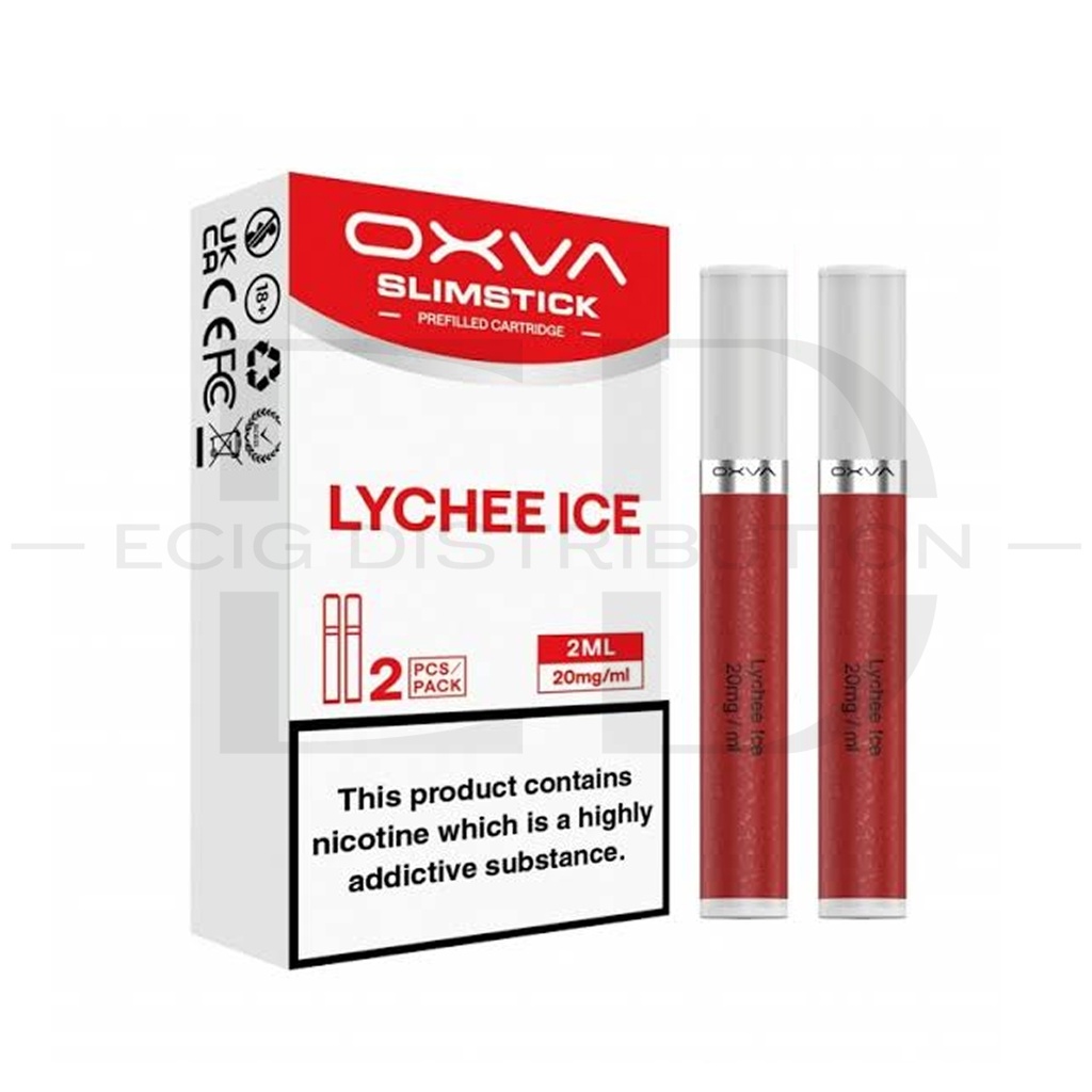 Oxva SlimStick Refillable Pod 2Pcs/Pack - Lychee Ice 20MG 