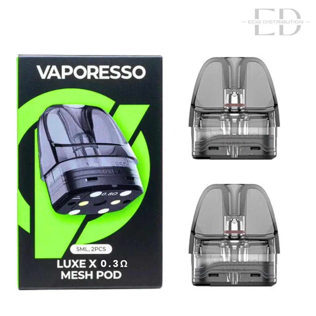 Vaporesso Luxe X Series Mesh Refillable Pod 2Pcs/Pack - 0.3 Ohm XL 