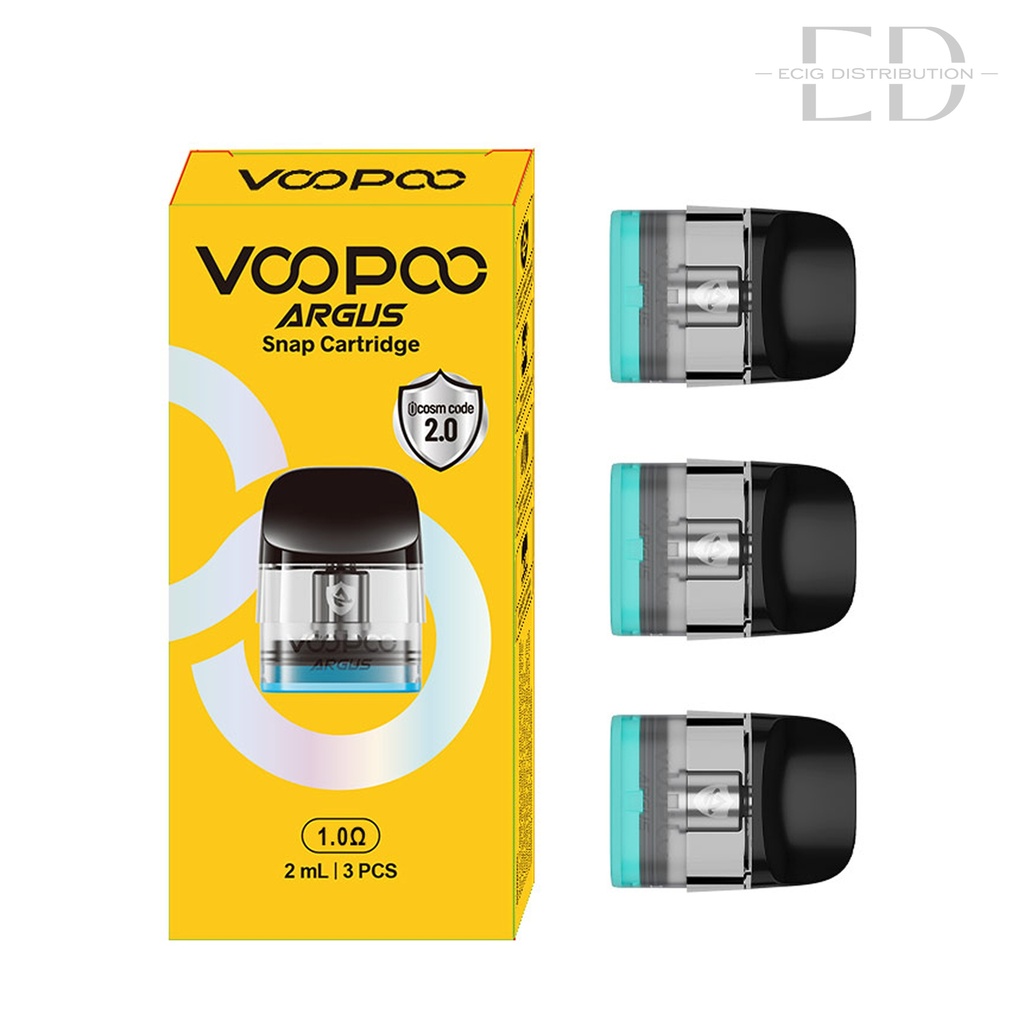 Voopoo Argus Snap Cartridge Refillable Pod 3Pcs/Pack - 1.0 Ohm 