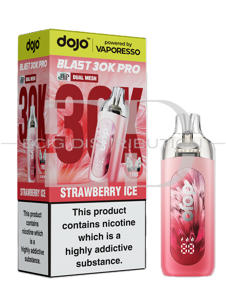 Vaporesso Dojo Blast 30K Pro Pod Kit - Strawberry Ice 20MG 