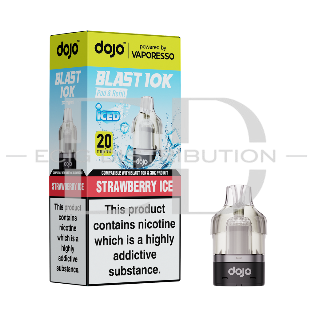 Vaporesso Dojo Blast 30K Pro Refillable Pod - Strawberry Ice 20MG 
