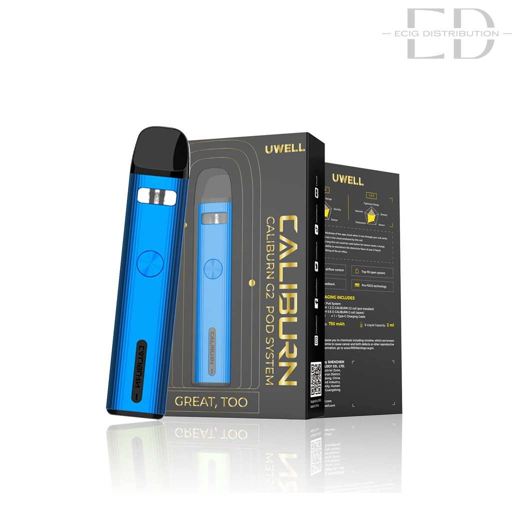 Uwell Caliburn G2 Pod Kit - Ultramarine Blue 