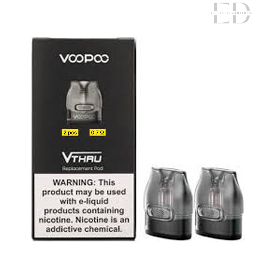 Voopoo Vmate Top Fill Refillable Pod 2Pcs/Pack - 0.7 Ohm XL 