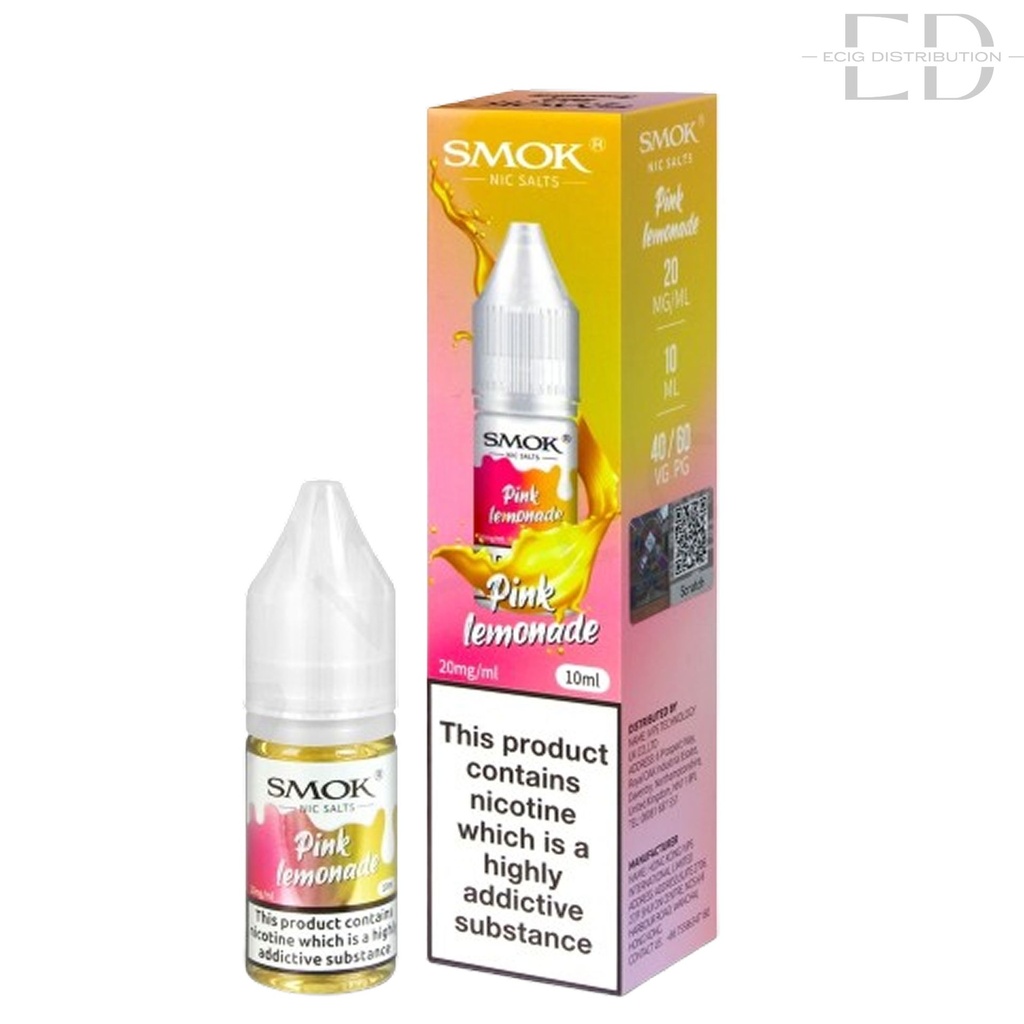 Smok Nic Salts - Pink Lemonade 20MG 