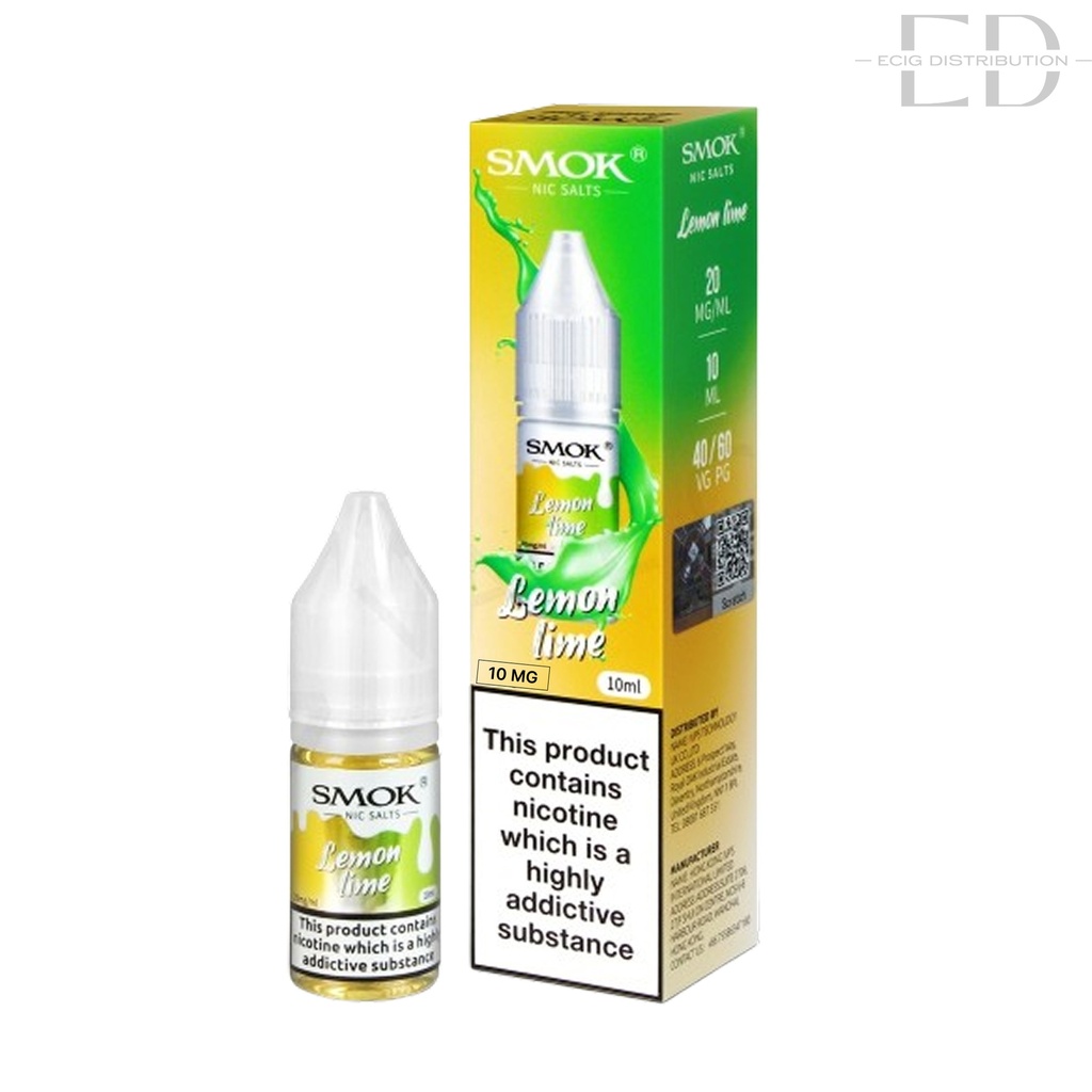 Smok Nic Salts - Lemon Lime 10MG 