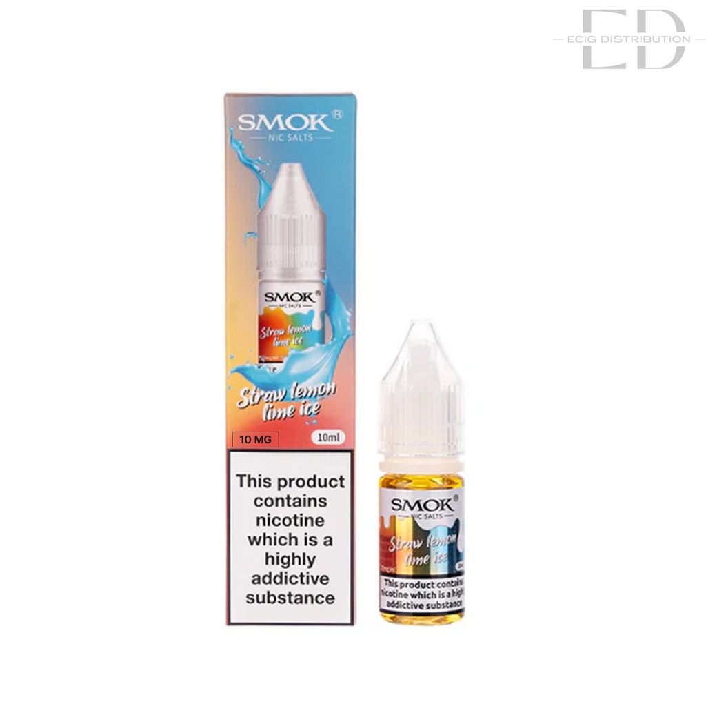 Smok Nic Salts - Strawberry Lemon Lime Ice 10MG 