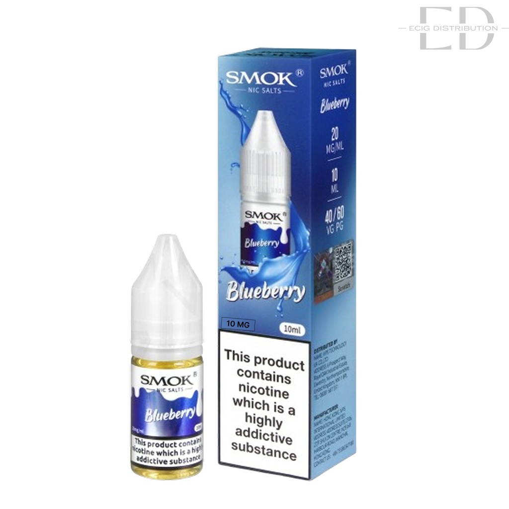 Smok Nic Salts - Blueberry 10MG 