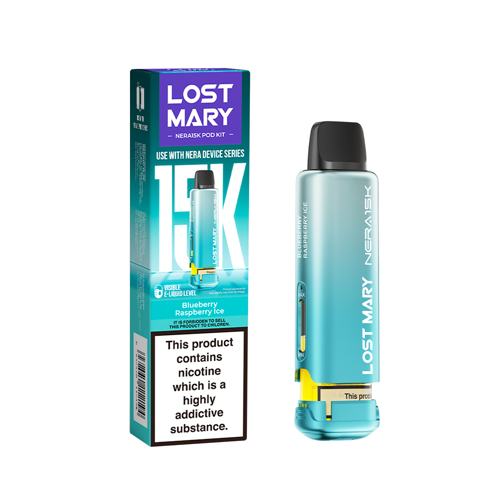 Lost Mary Nera15K Refillable Pod - Blueberry Raspberry Ice