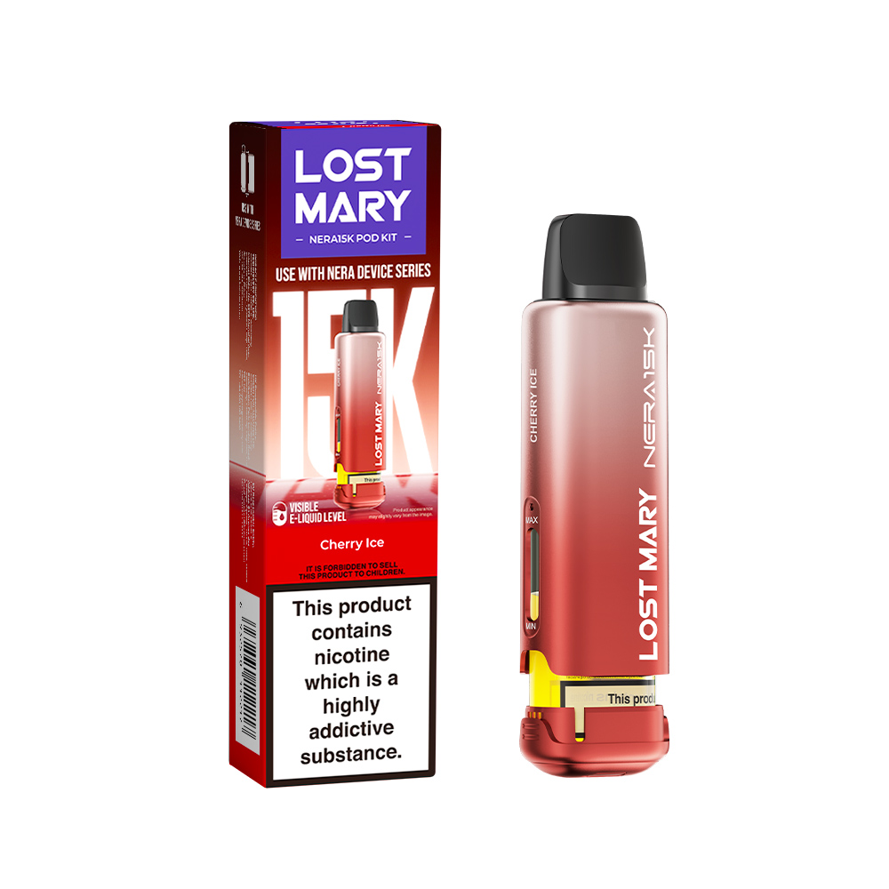 Lost Mary Nera15K Refillable Pod - Cherry Ice