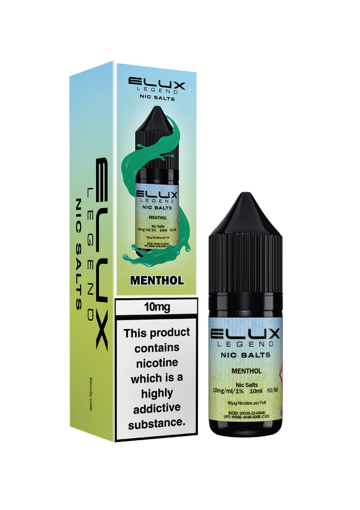 Elux Nic Salts - Menthol 10MG