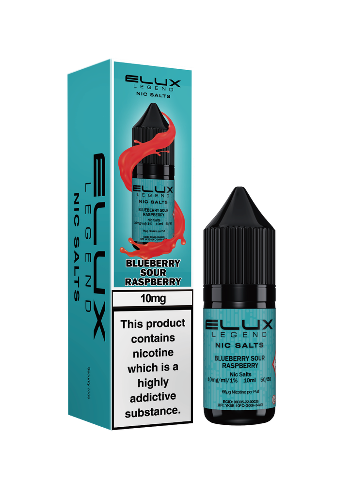 Elux Nic Salts - Blueberry Sour Raspberry 10MG