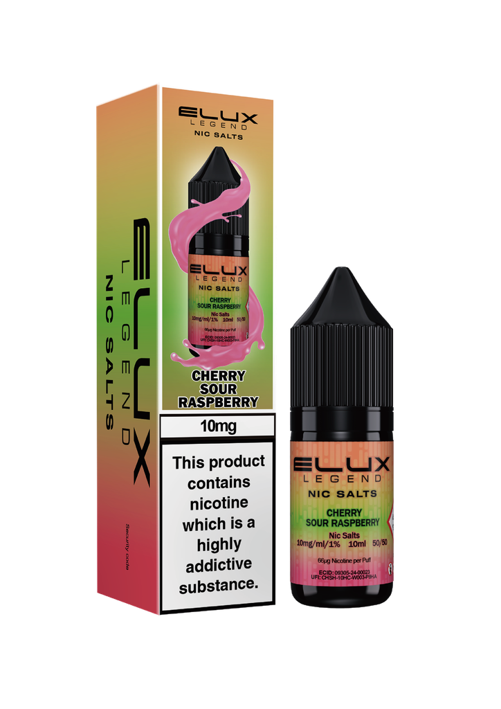 Elux Nic Salts - Cherry Sour Raspberry 10MG