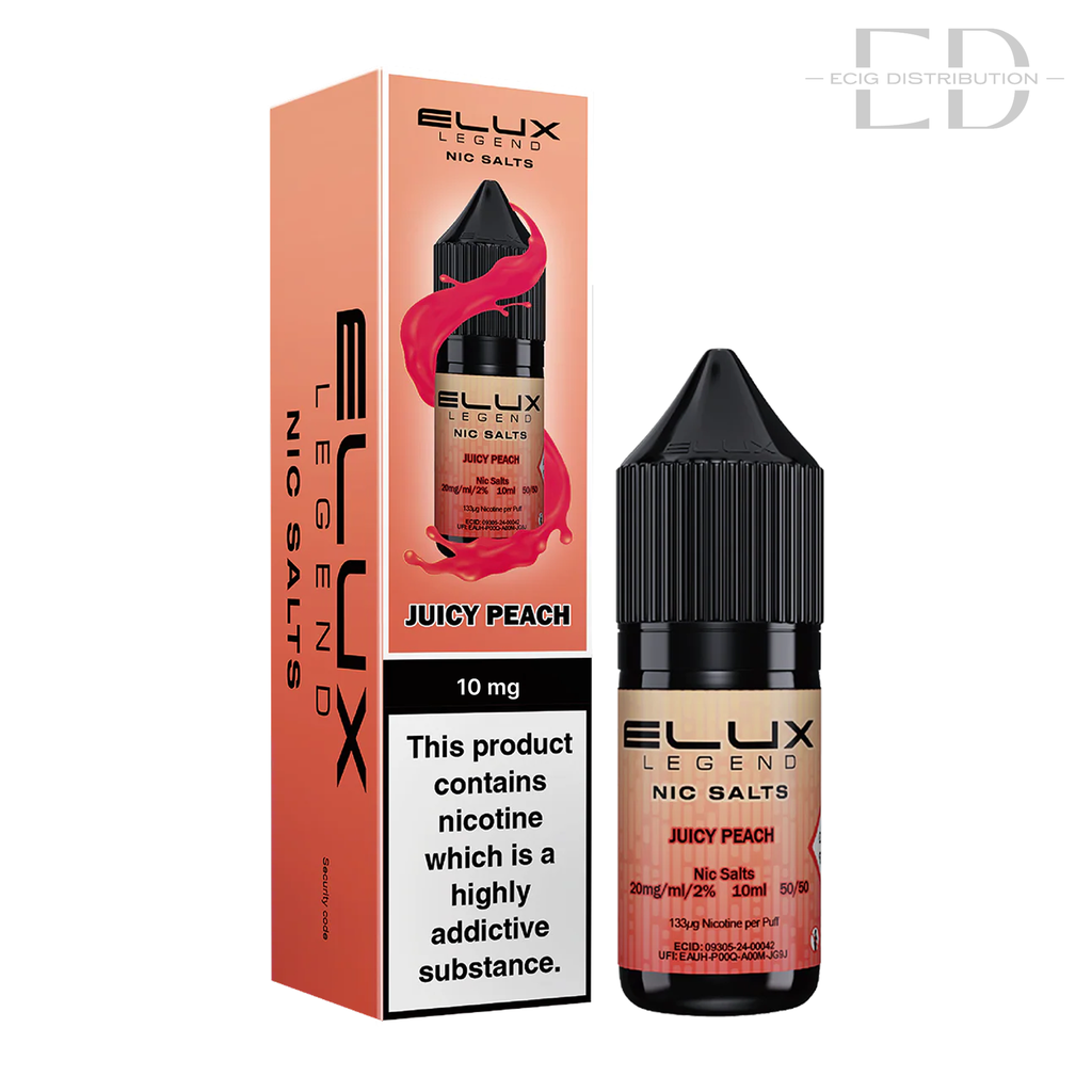 Elux Nic Salts - Juicy Peach 10MG
