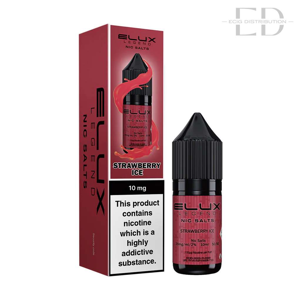 Elux Nic Salts - Strawberry Ice 10MG
