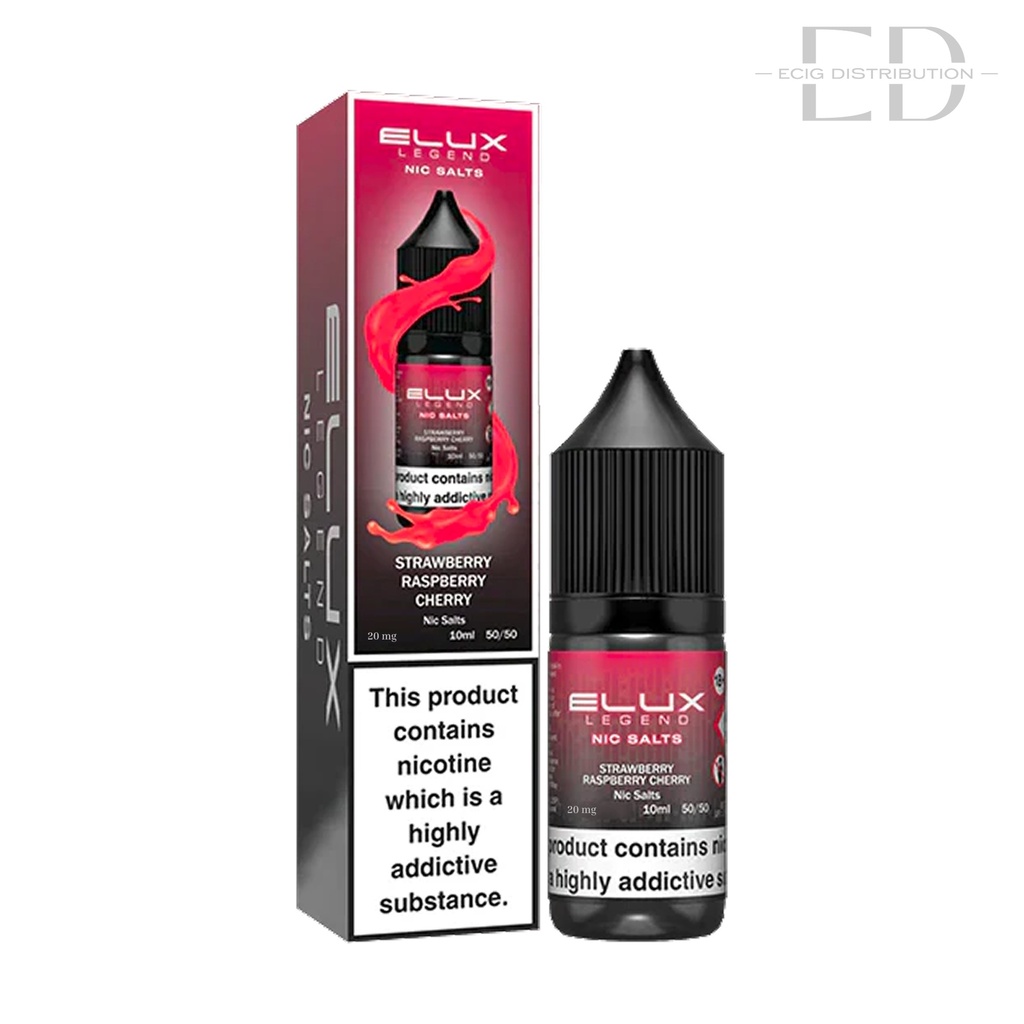 Elux Nic Salts - Strawberry Raspberry Cherry 20MG