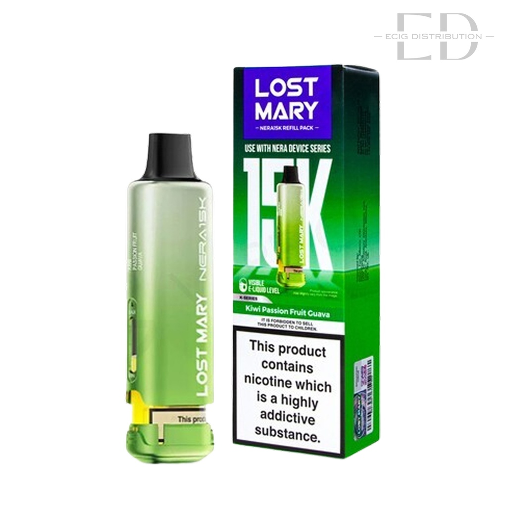 Lost Mary Nera15K Refillable Pod - Kiwi Passion Fruit Guava 