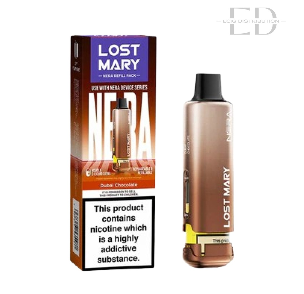 Lost Mary Nera15K Refillable Pod - Dubai Chocalate 