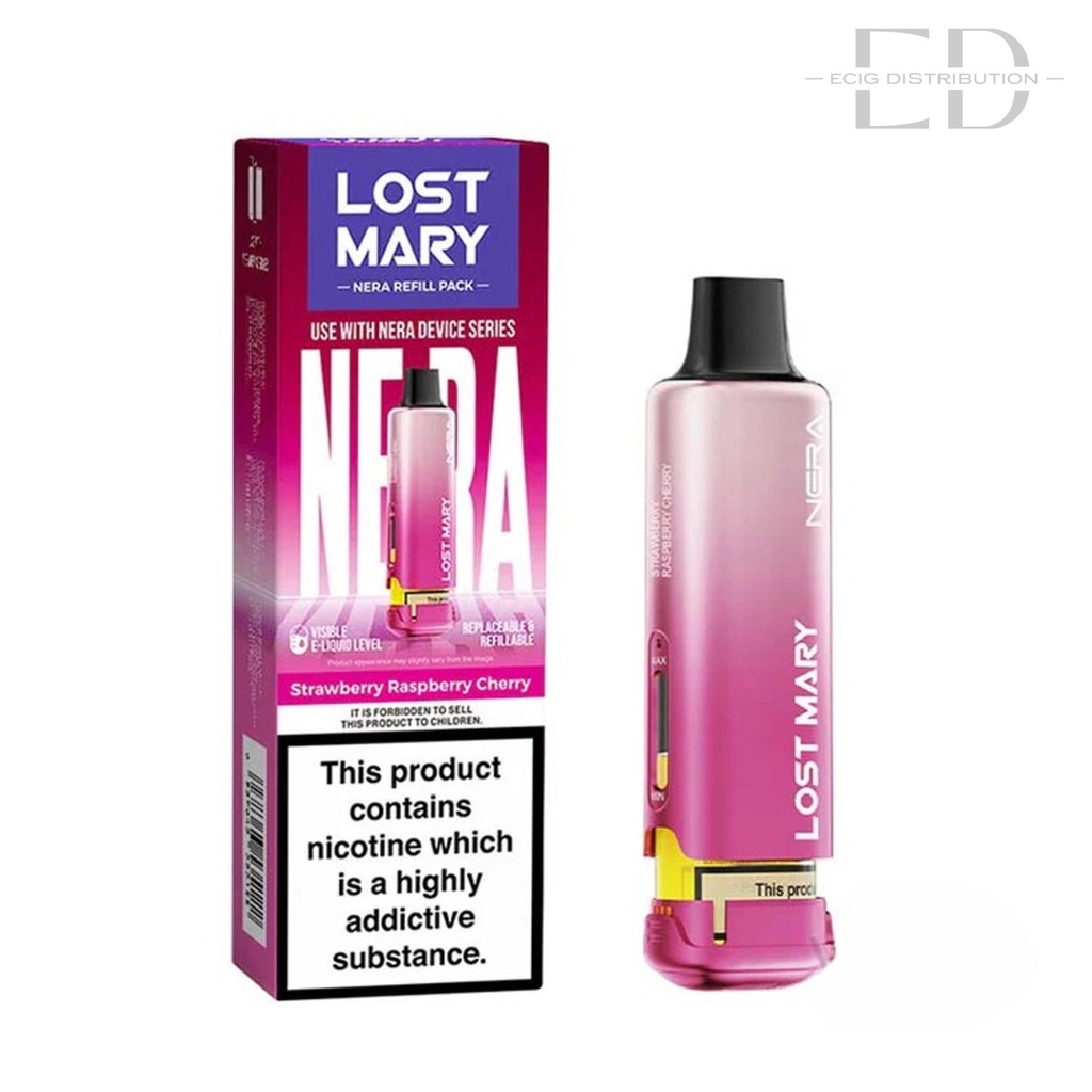 Lost Mary Nera15K Refillable Pod - Strawberry Raspberry Cherry 