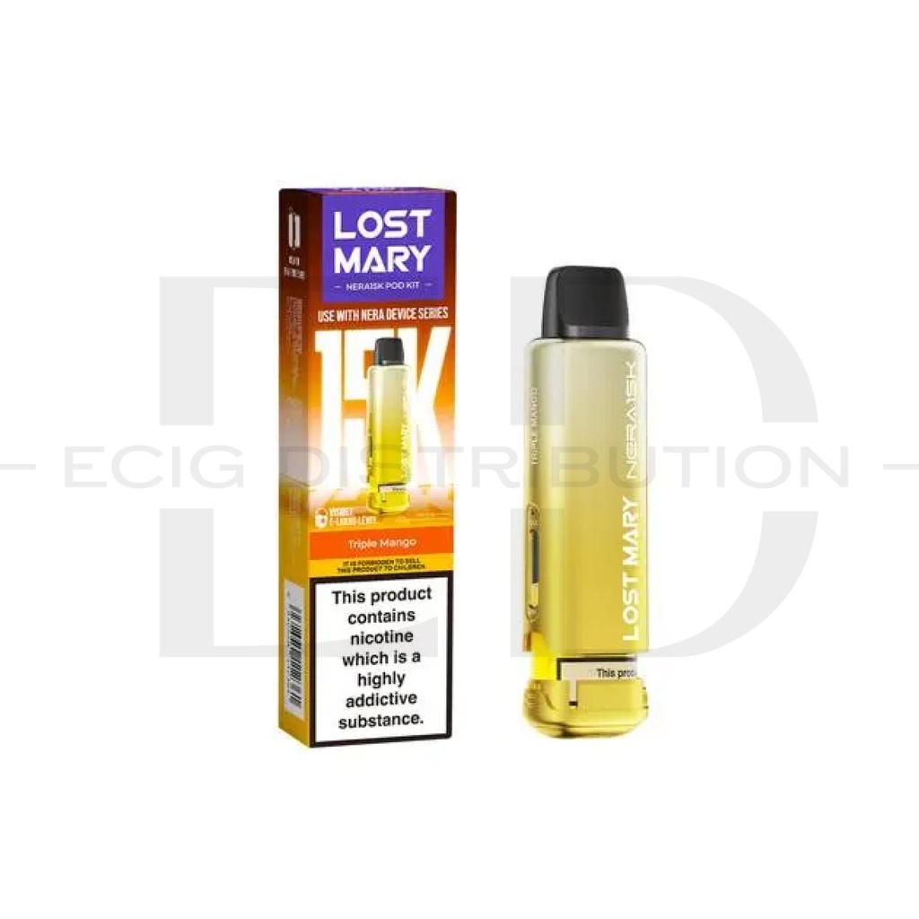 Lost Mary Nera15K Refillable Pod - Triple Mango