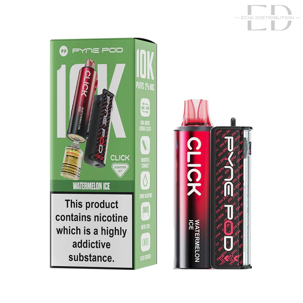Pyne Pod Click 10K Starter Kit - Watermelon Ice 
