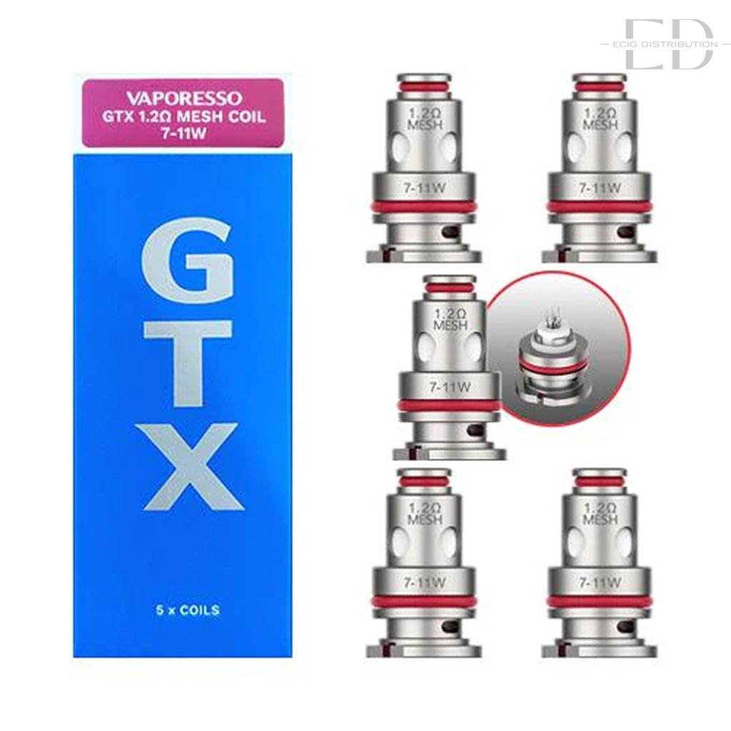 Vaporesso GTX Regular Coil 5Pcs/Pack - 1.2 Ohm 