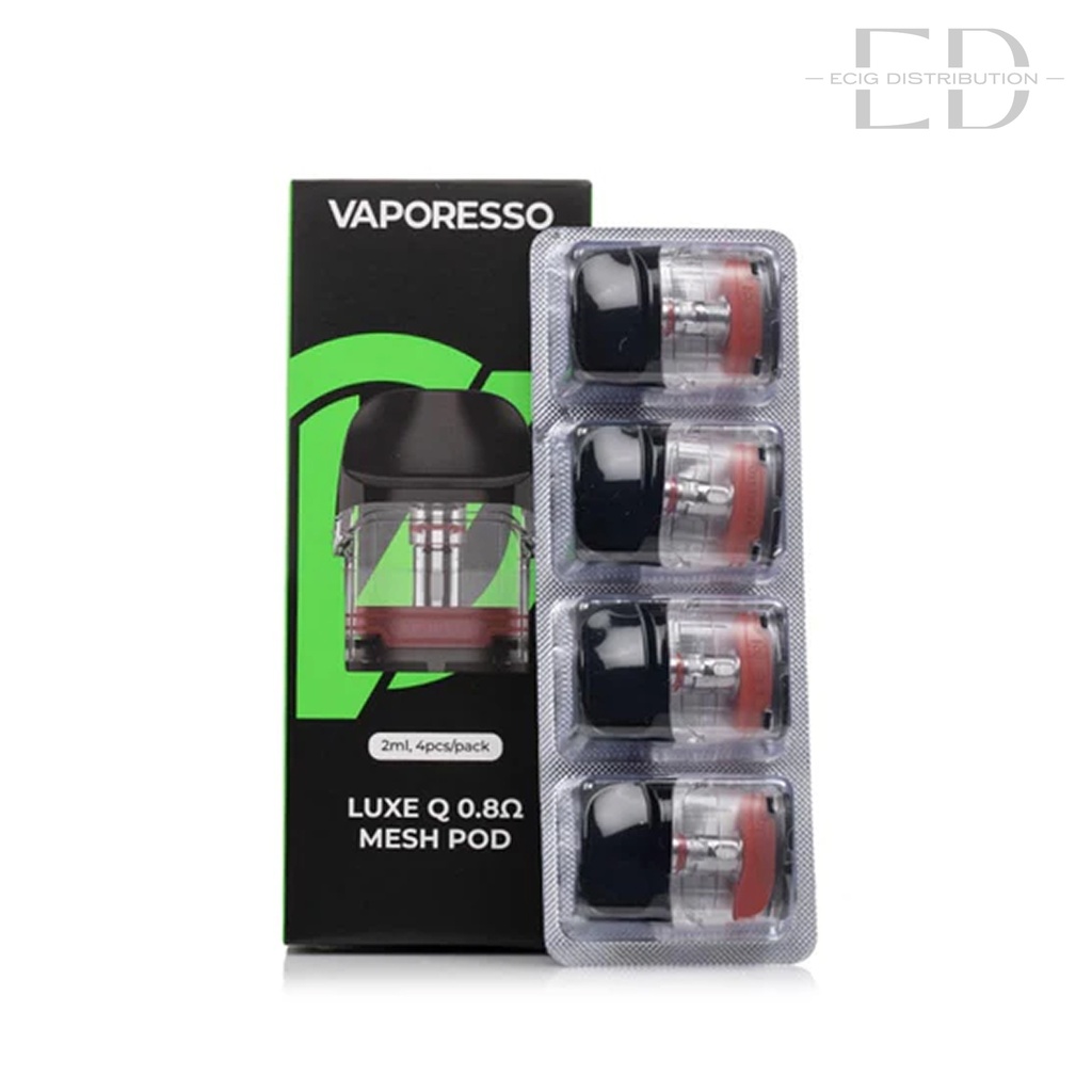 Vaporesso Luxe Q Series Mesh Refillable Pod 4Pcs/Pack - 0.8 Ohm   