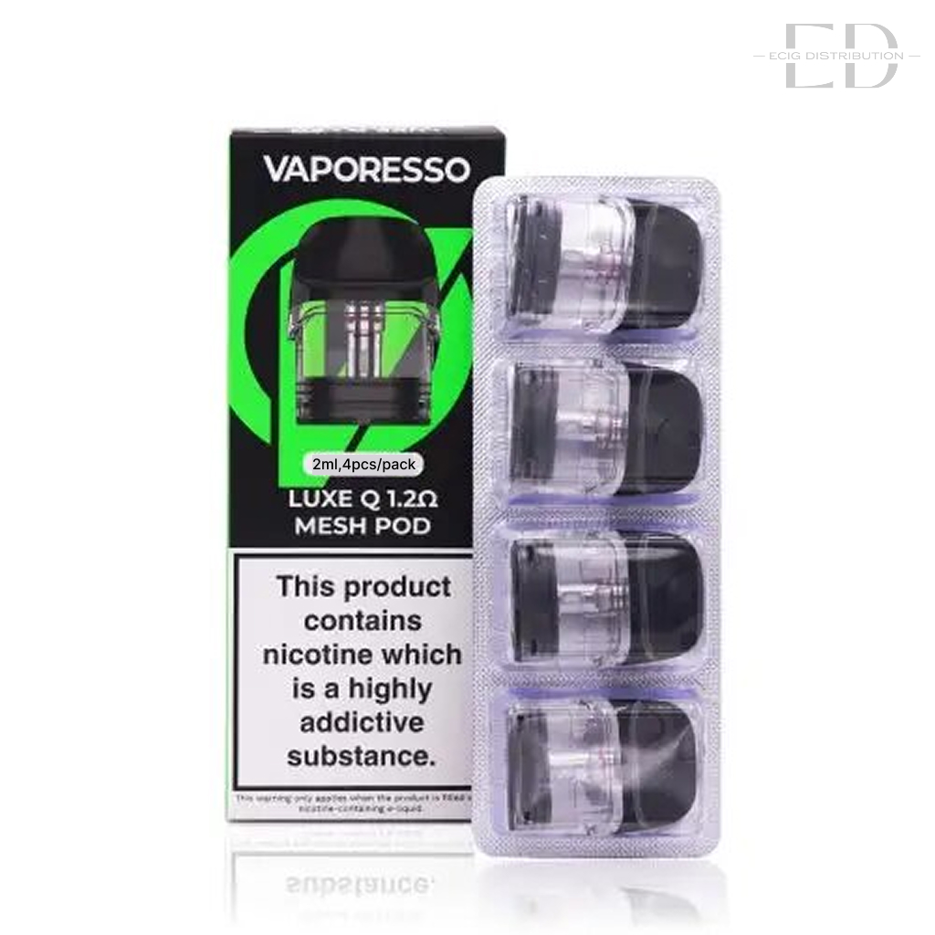 Vaporesso Luxe Q Series Mesh Refillable Pod 4Pcs/Pack - 1.2 Ohm 