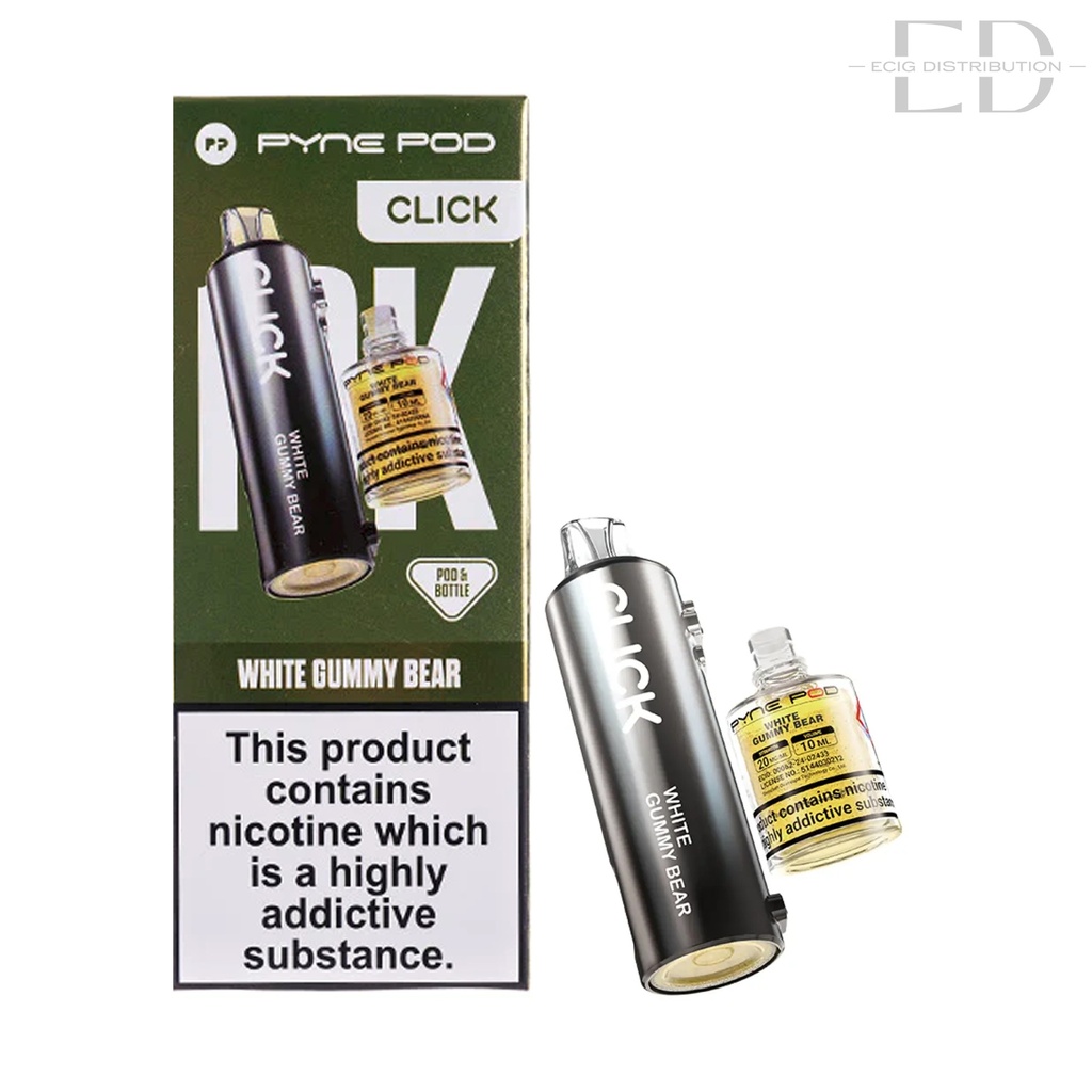 Pyne Pod Click 10K Refillable Pod - White Gummy Bear