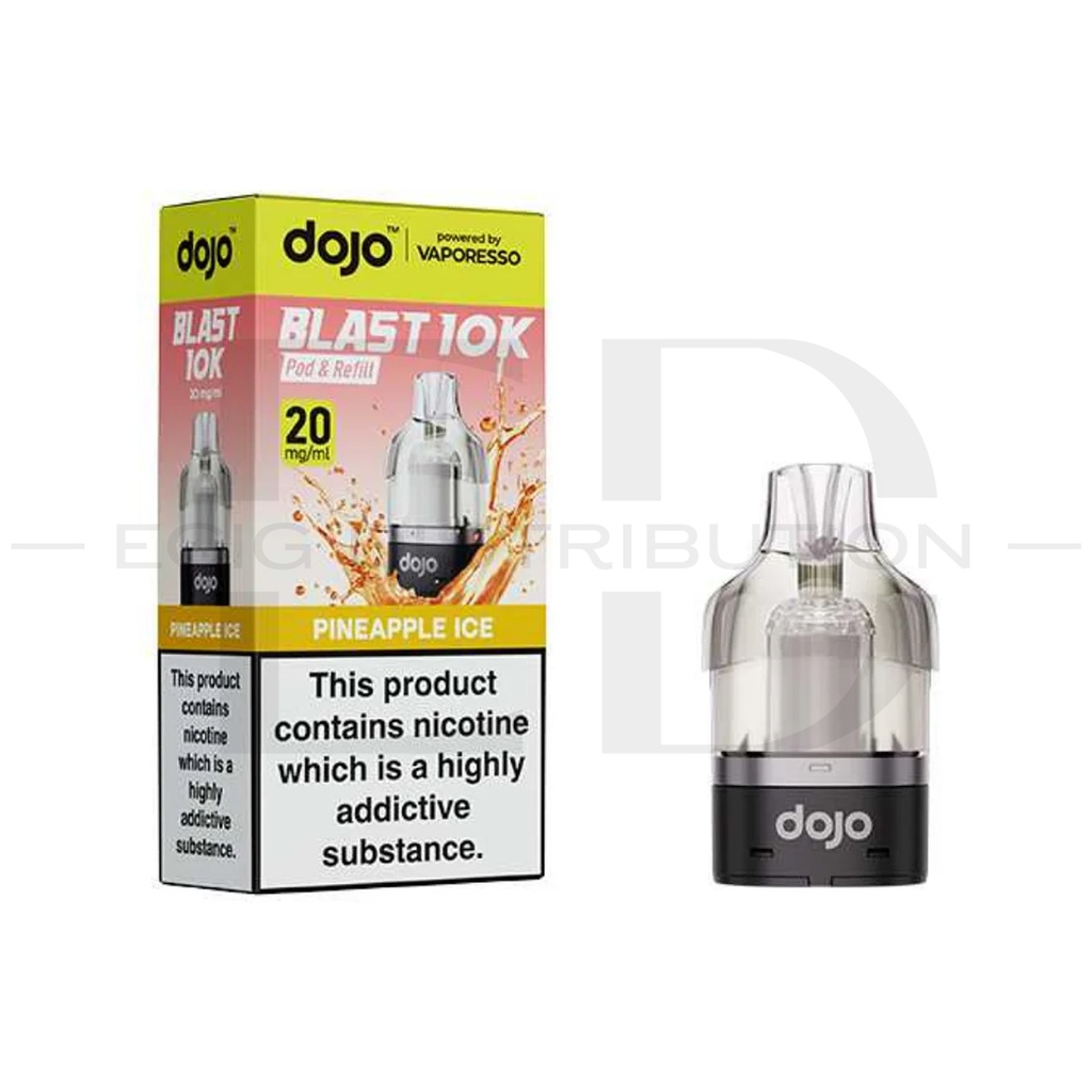 Vaporesso Dojo Blast 10K Refillable Pod - Pineapple Ice 20MG