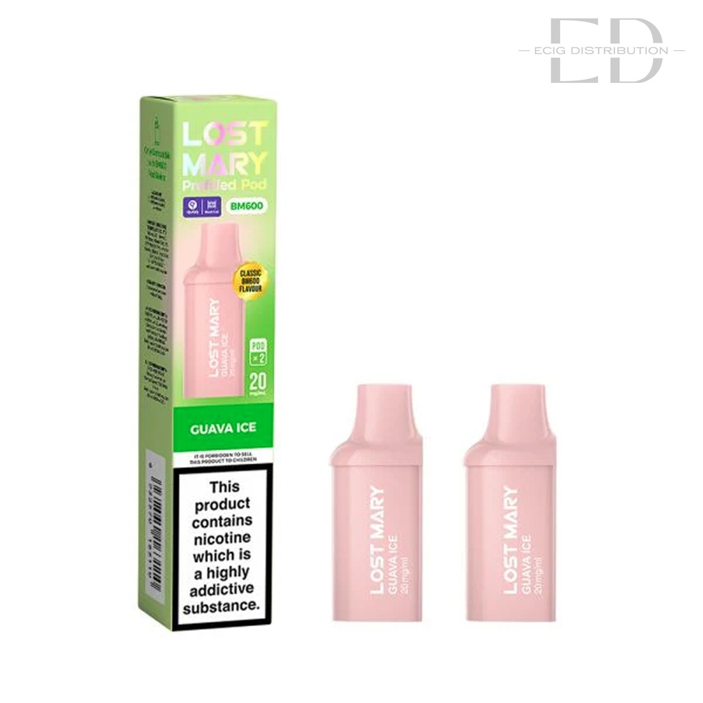 Lost Mary BM600 Refillable Pod 2Pcs/Pack - Guava Ice