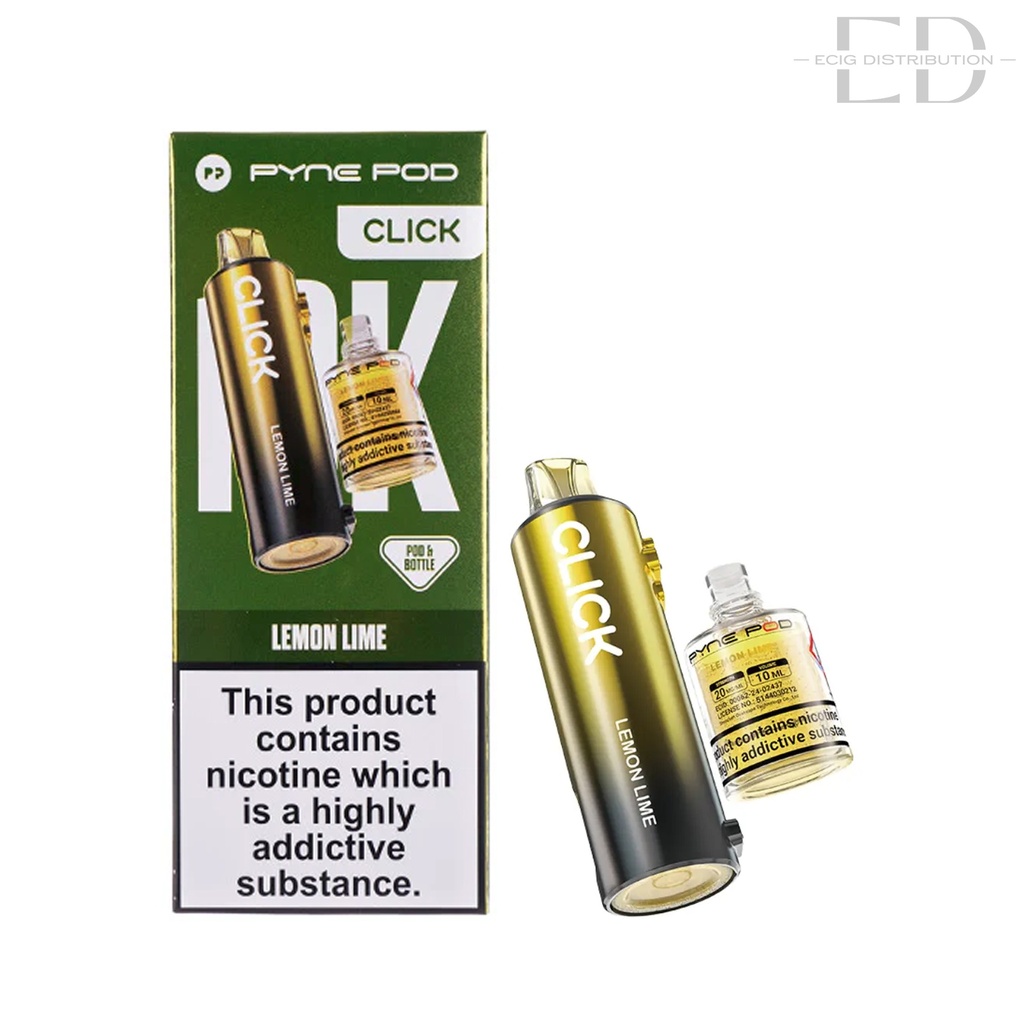 Pyne Pod Click 10K Refillable Pod - Lemon Lime