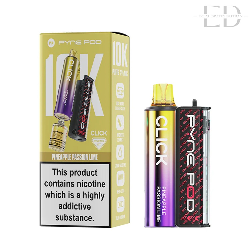 Pyne Pod Click 10K Starter Kit - Pineapple Passion Lime