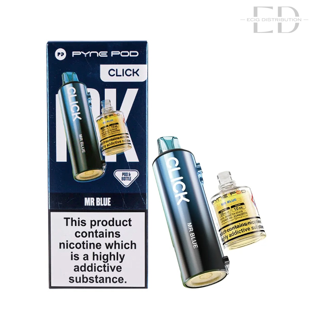 Pyne Pod Click 10K Refillable Pod - Mr Blue