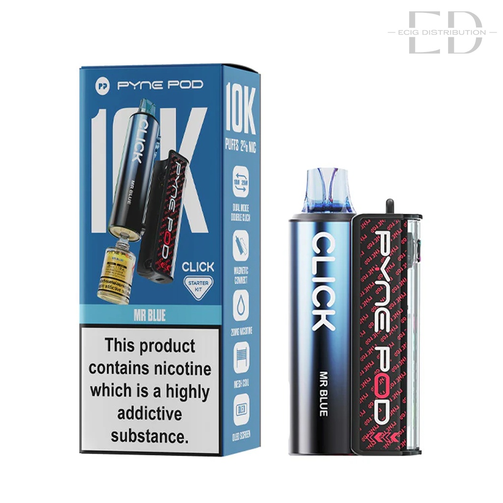 Pyne Pod Click 10K Starter Kit - Mr Blue