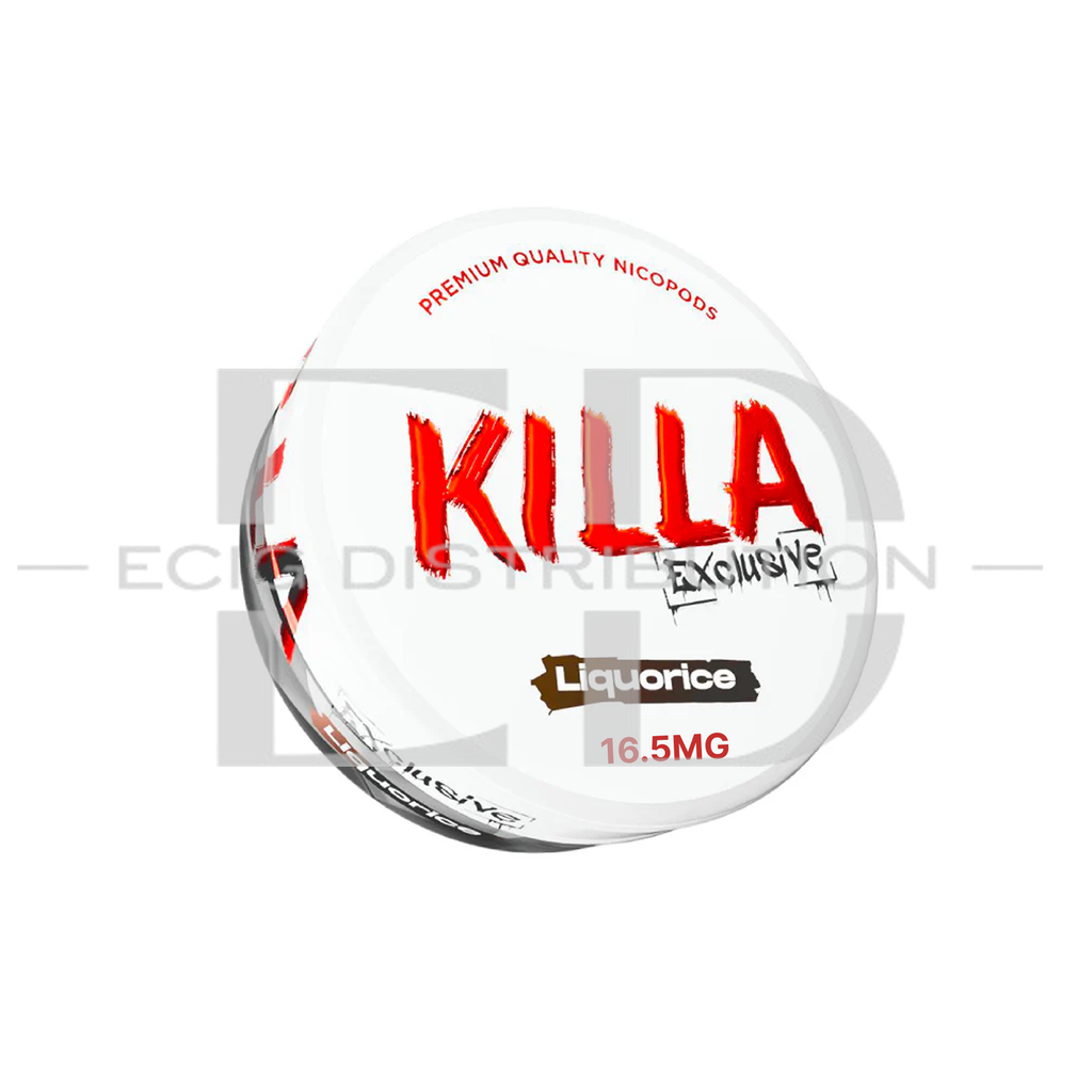 Killa Nicotine Pouches - Liquorice 16.5MG