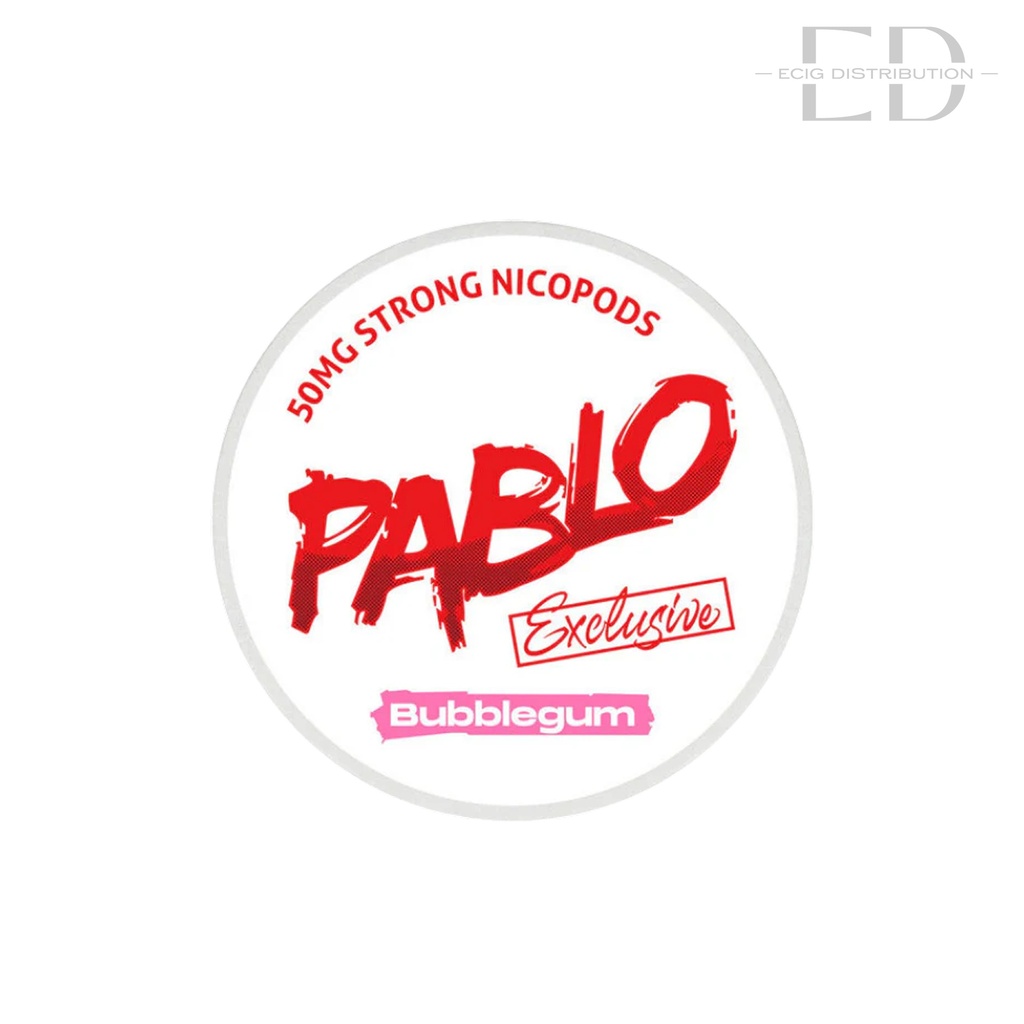 Pablo Nicotine Pouches - Bubblegum 50MG 