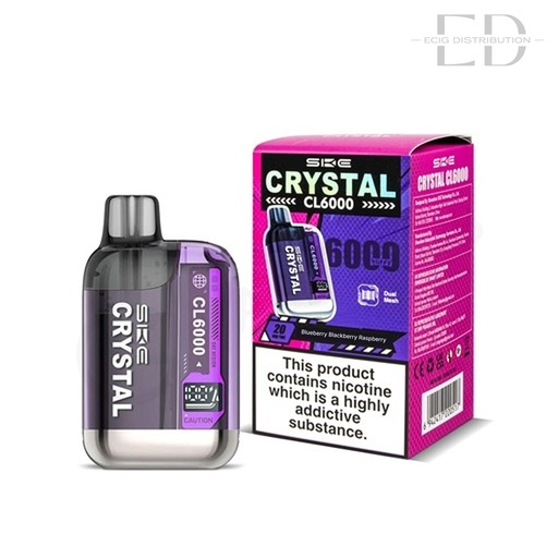 [SKECCLPK-BBR] SKE Crystal CL6000 Pod Kit - Blueberry Blackberry Raspberry 