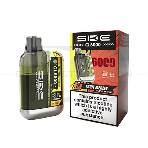 [SKECCLPK-FM] SKE Crystal CL6000 Pod Kit - Fruit Medly 