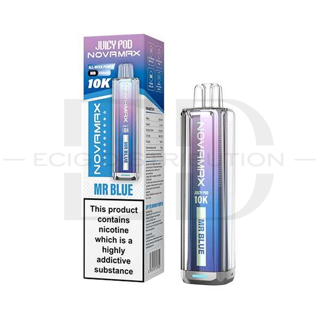 Juicy Pod Novamax 10K Pod Kit - Mr Blue 