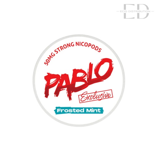 [PABNPO-FM50MG] Pablo Nicotine Pouches - Frosted Mint 50MG 
